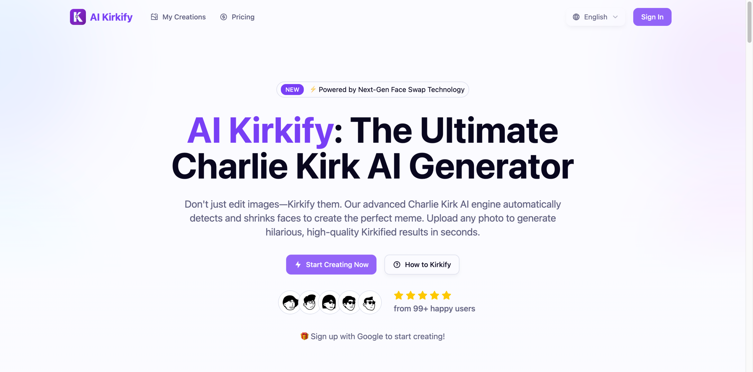 AI Kirkify: Charlie Kirk Face Swap screenshot