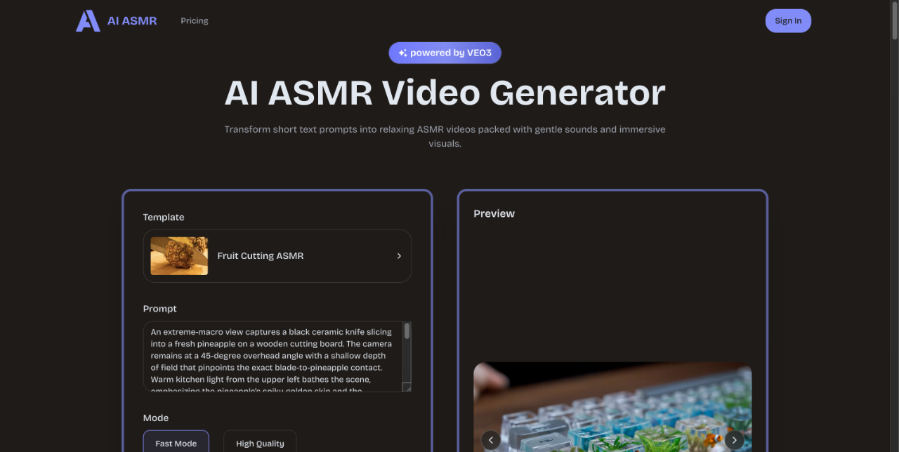 AI ASMR 截图