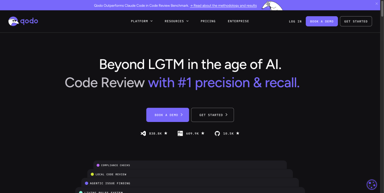 Qodo - AI 编程平台 截图