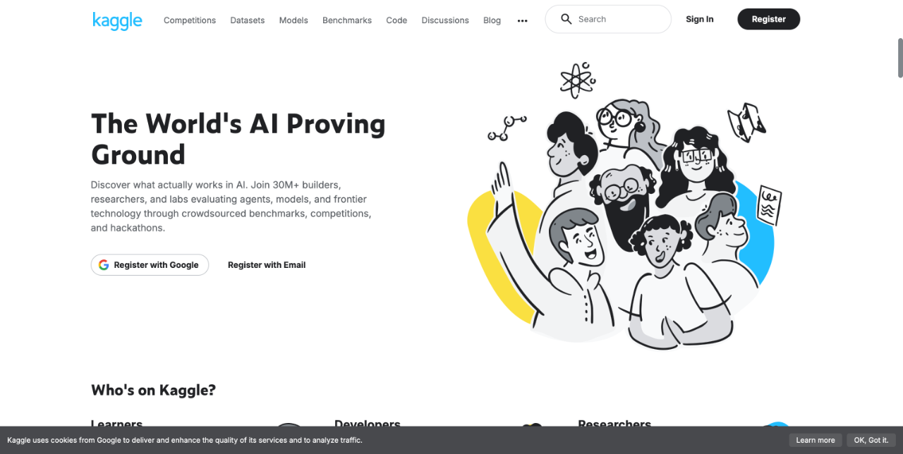 Kaggle - Data Science Community screenshot