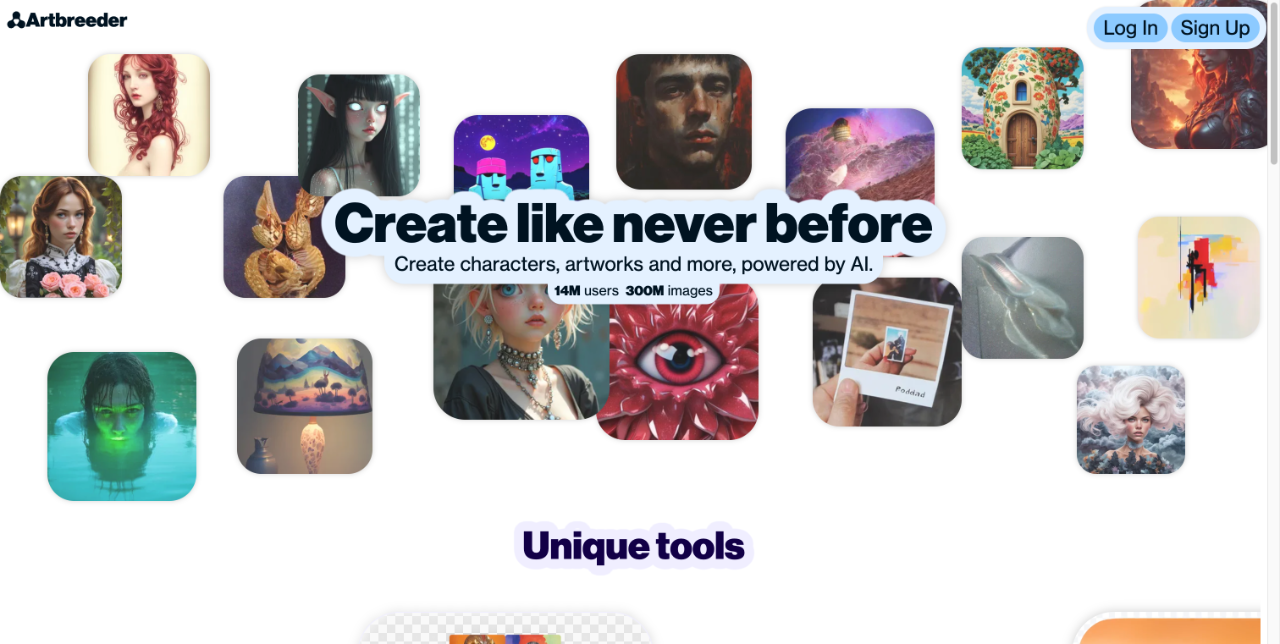 Artbreeder - AI Art Creator 截图