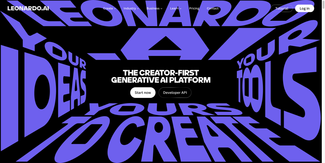Leonardo AI 截图