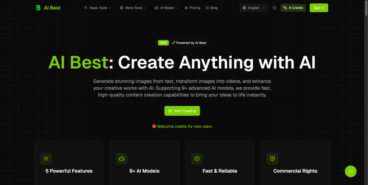AI Best - Create Anything with AI 截图