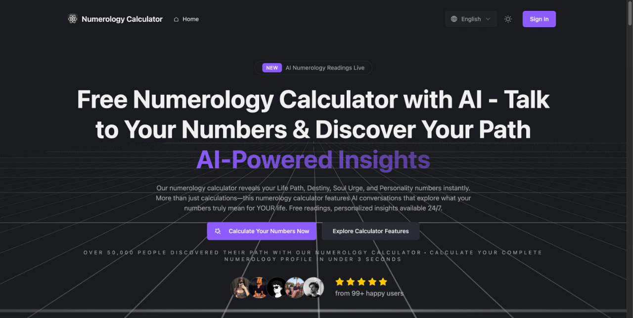 numerologycalculators 截图