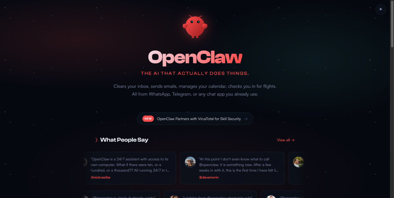 Openclaw(clawdbot) - Presonal AI Assistant 截图