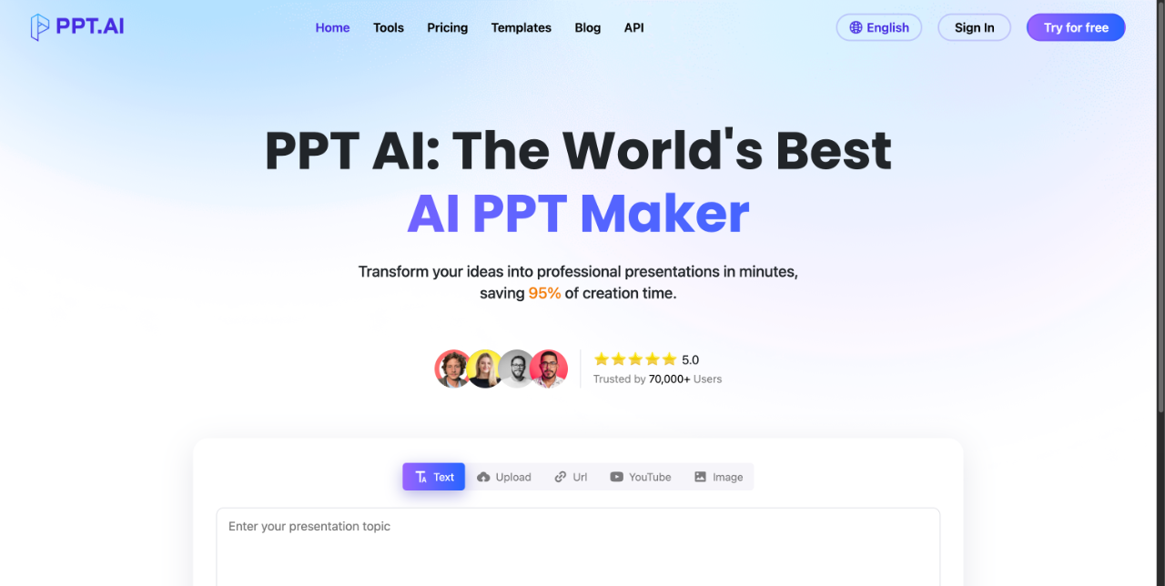AI PPT Maker screenshot