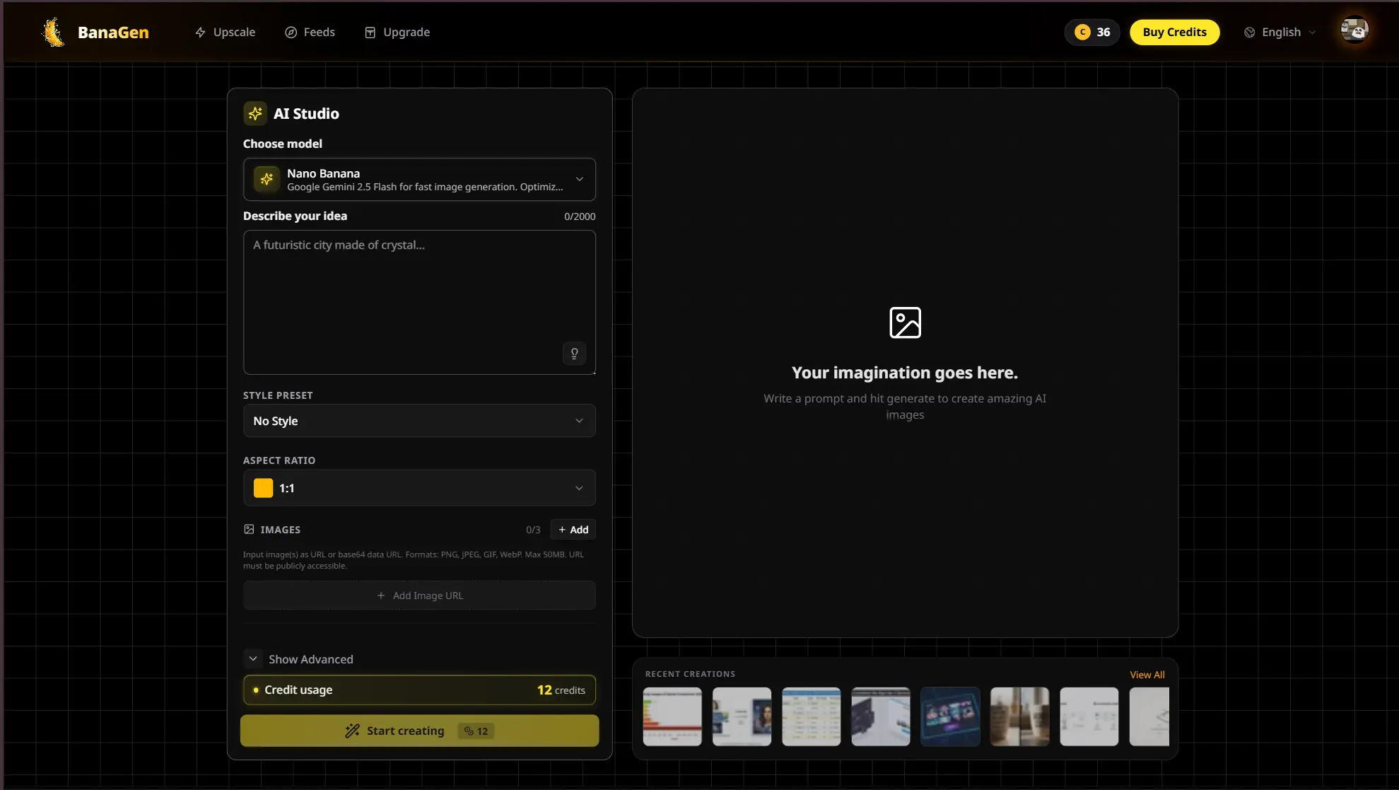 BanaGen: Nano Banana Free AI Image Generator 截图