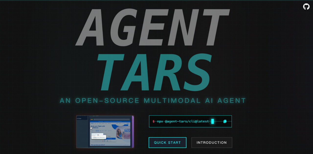 Agent TARS - 开源多模态AI智能体栈 截图