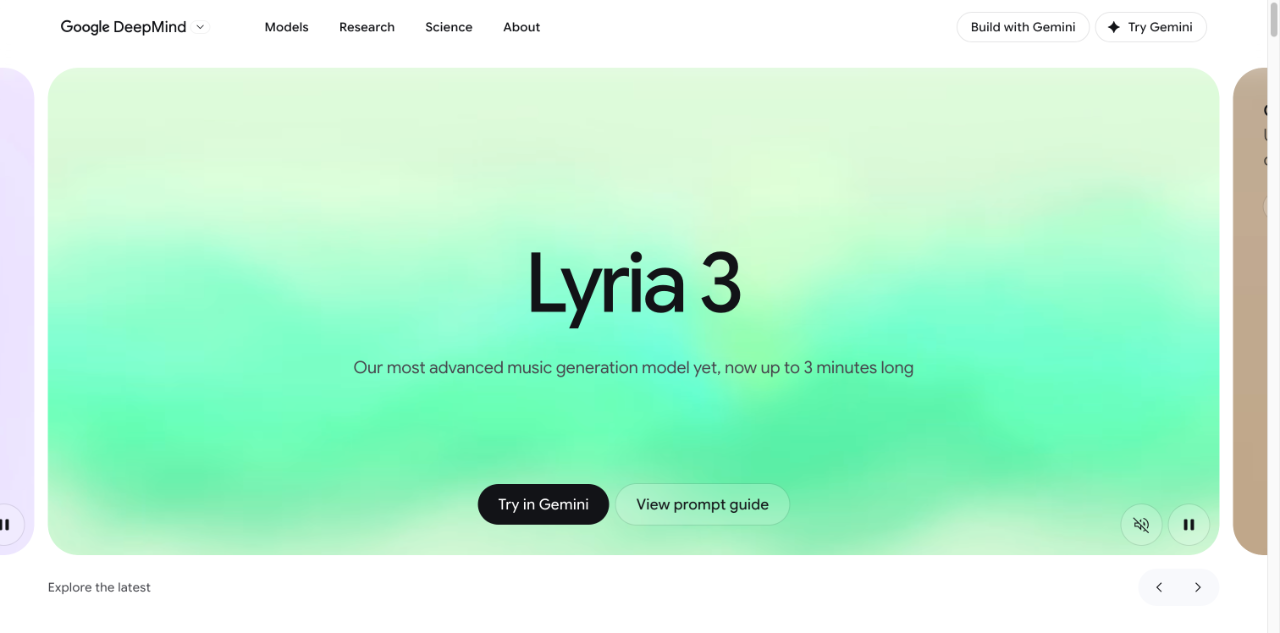 Google Lyria 3 - 多模态音乐生成