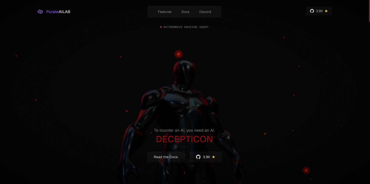 Decepticon — Autonomous Hacking Agent 截图