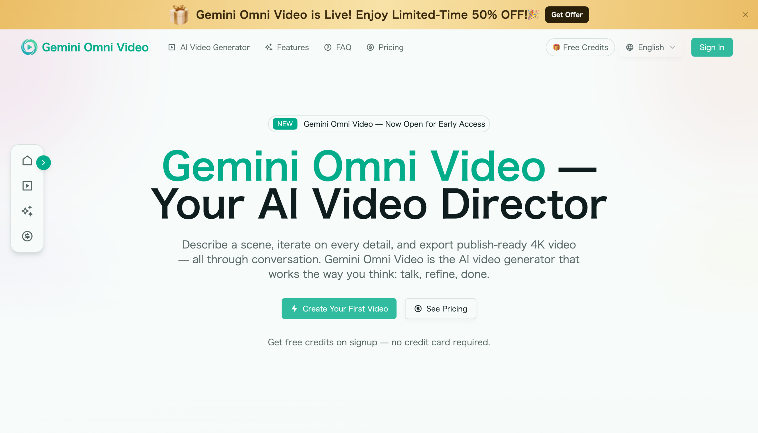 Gemini Omni Video - AI Video Generator 截图