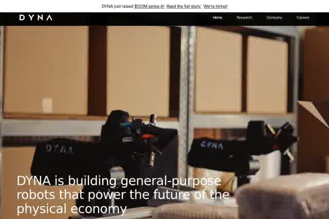 DYNA - Production-Ready Foundation Model Robot 截图
