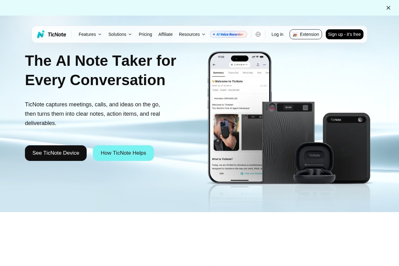 TicNote Cloud 截图