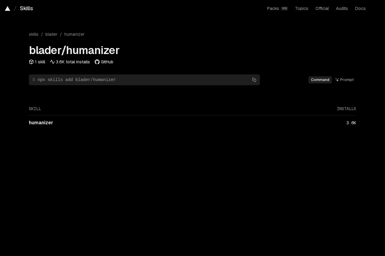 blader/humanizer 截图