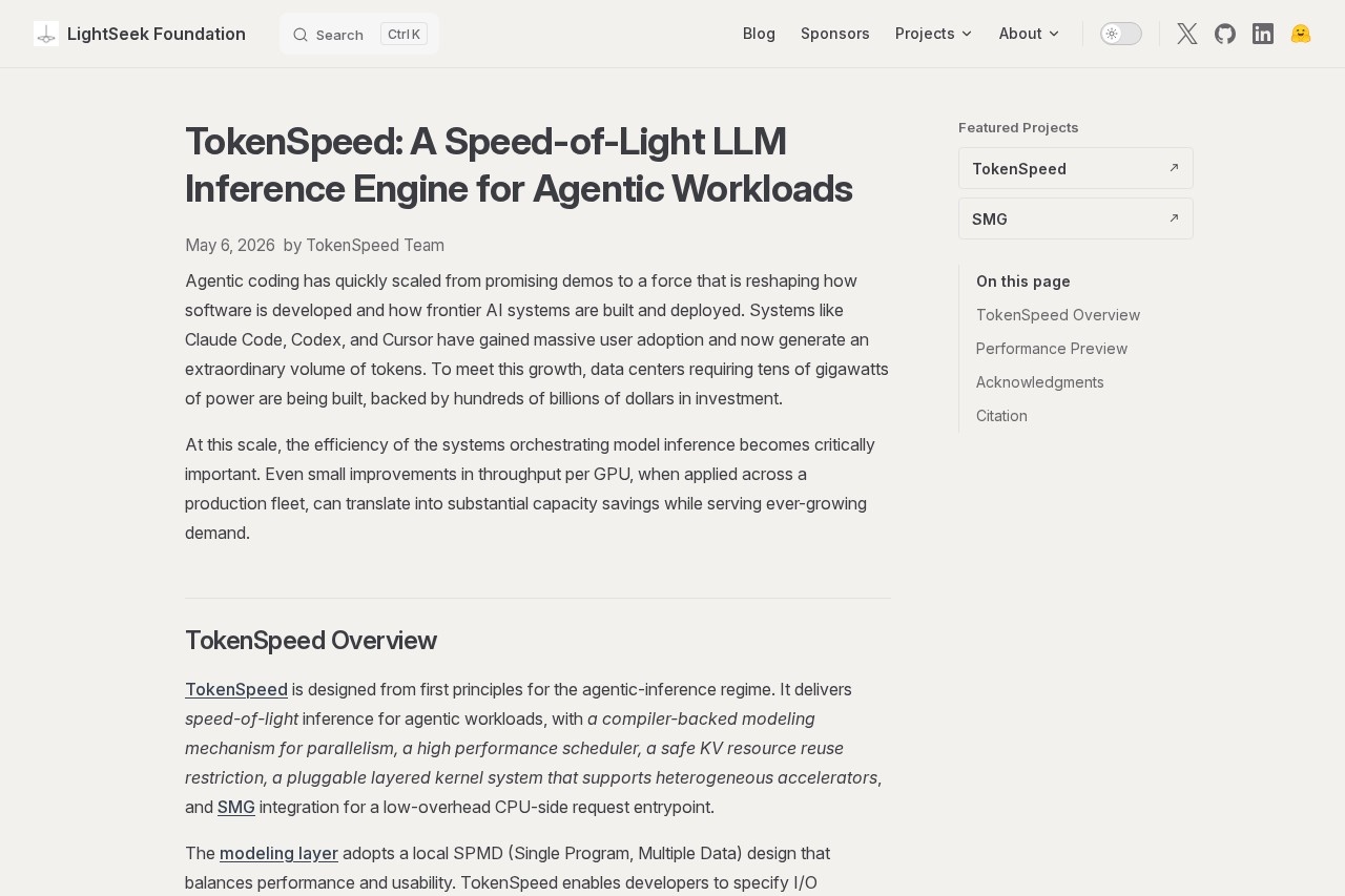 TokenSpeed: A Speed-of-Light LLM Inference Engine for Agentic Workloads 截图