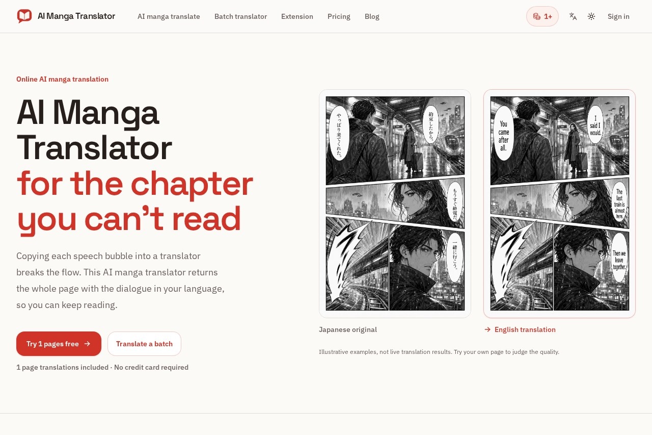 AI Manga Translator 截图