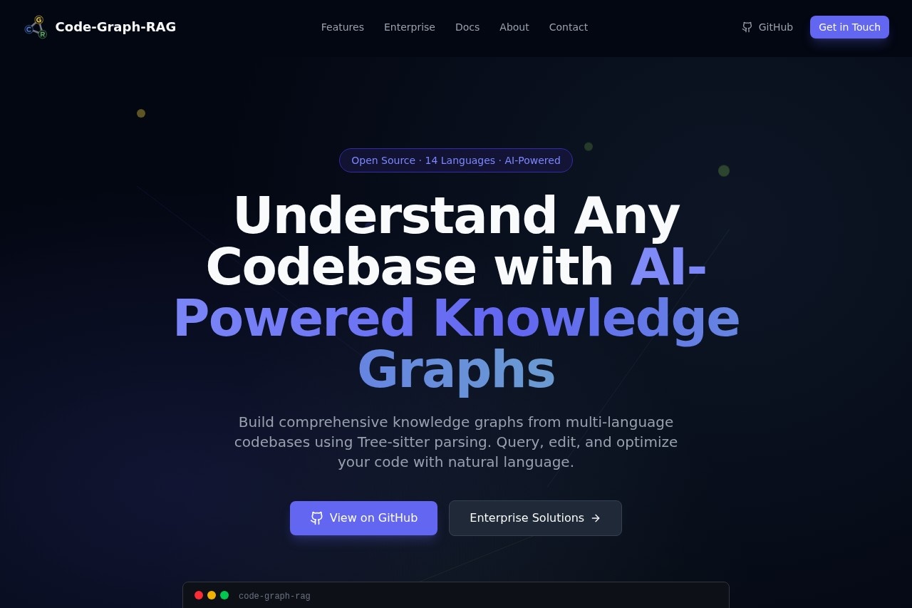 Code-Graph-RAG - AI 截图