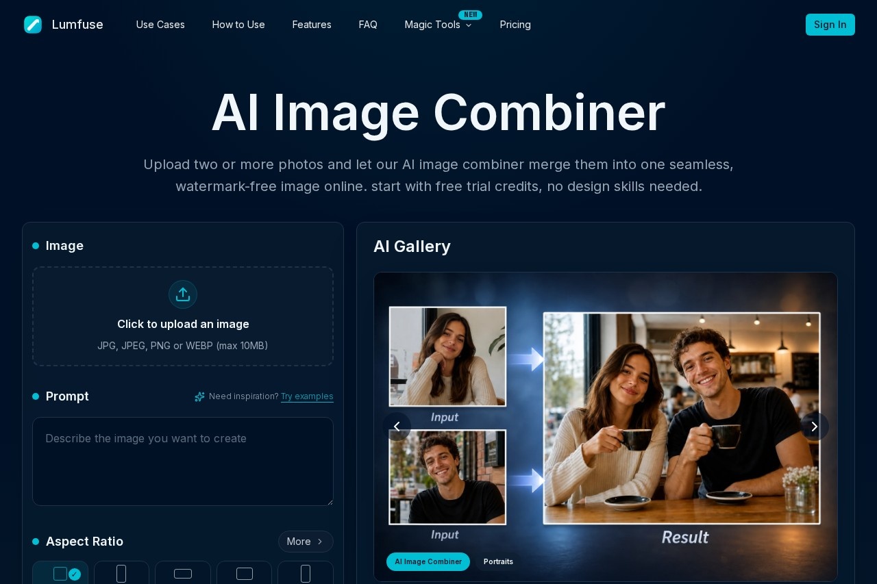 AI Image Combiner 截图