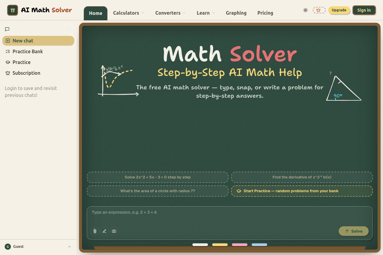 Math Solver Help 截图