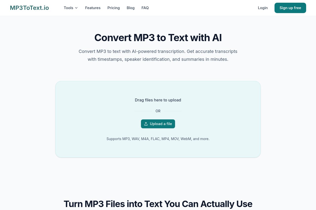 MP3ToText 截图