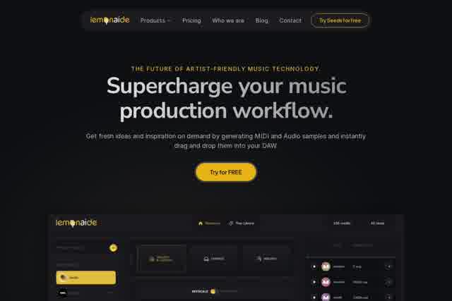 Lemonaide AI 截图