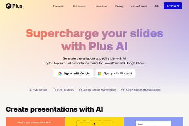 Plus AI 截图