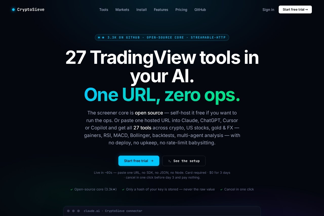 TradingView MCP for Claude, ChatGPT & Cursor 截图