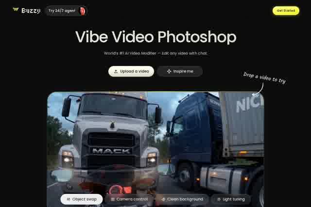 Buzzy AI - Vibe Video Photoshop - World 截图