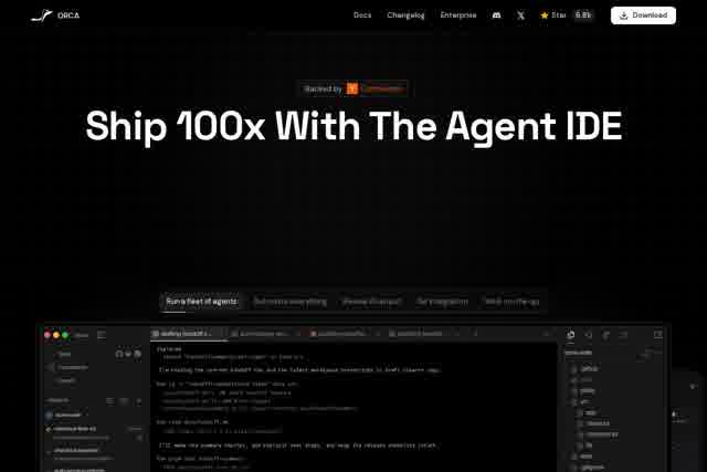 Orca - Agent Development Environment screenshot