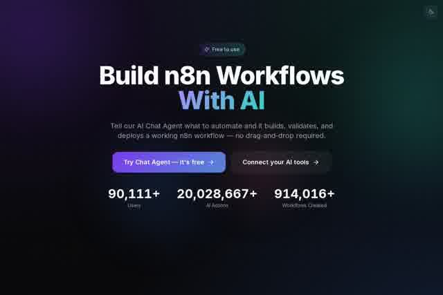n8n MCP - AI工作流自动化 截图