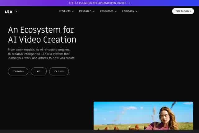 LTX 2 AI Video Generator - Create Stunning Videos Free Online screenshot