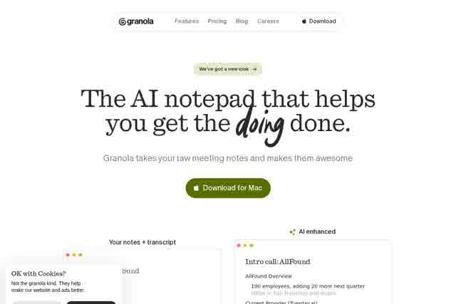 Granola - AI Meeting Agent screenshot