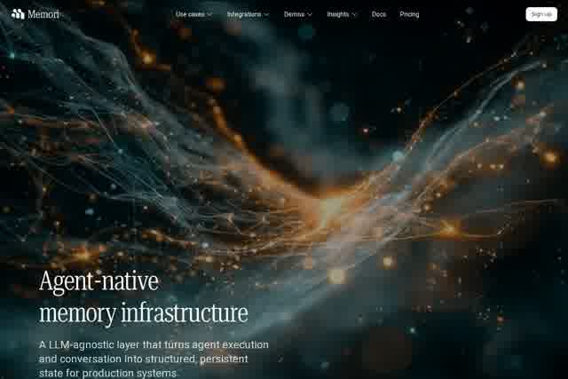 Memori – Agent-native memory infrastructure 截图