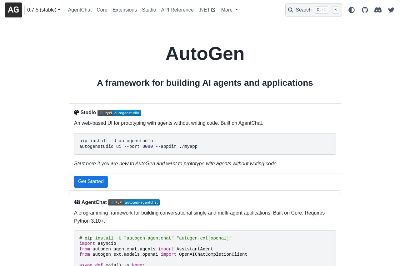 AutoGen 截图