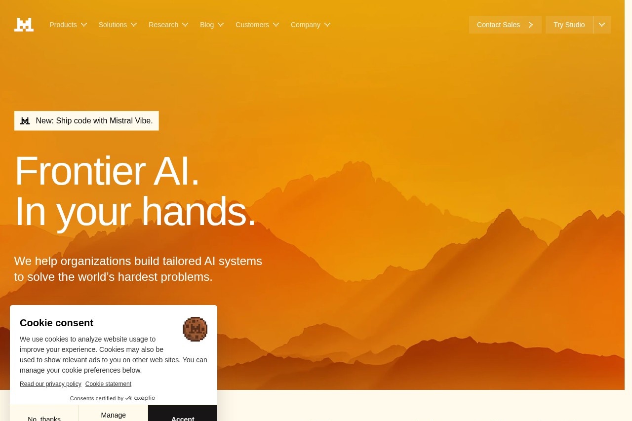 Mistral AI - Open AI Alternative screenshot