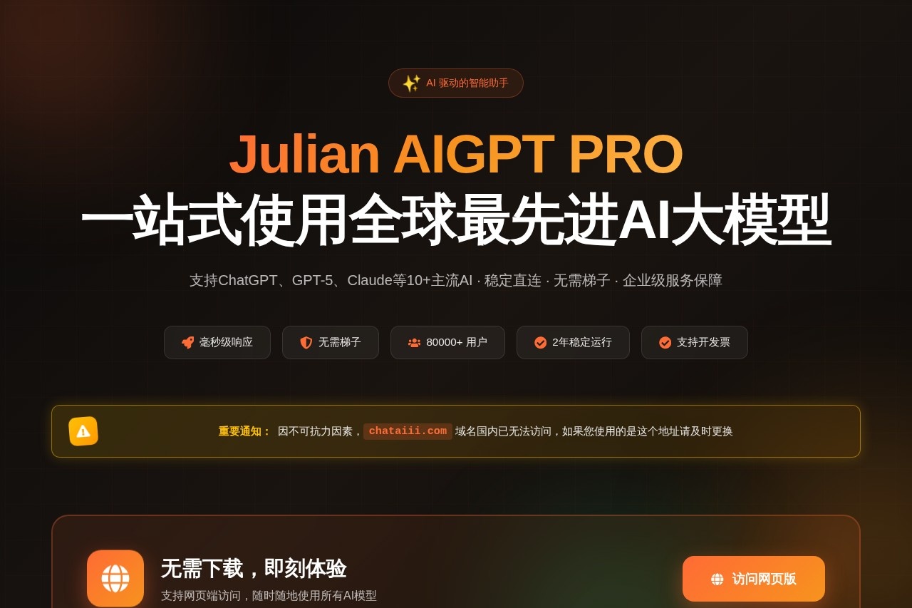 Julian AIGPT PRO - All-in-One AI Assistant screenshot