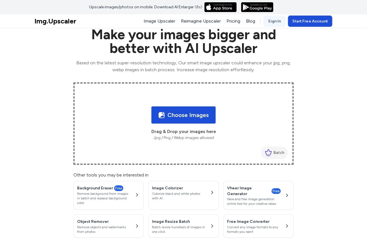 AI Image Upscaler Online 截图