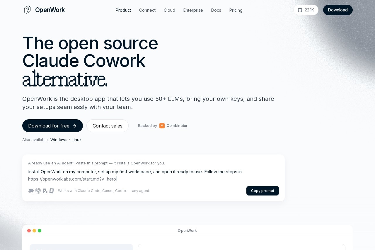 OpenWork 截图