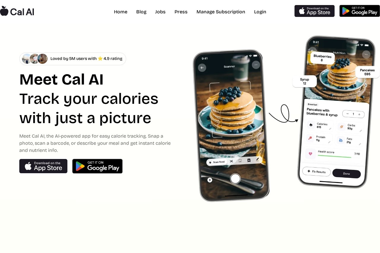Cal AI - AI卡路里计算 截图
