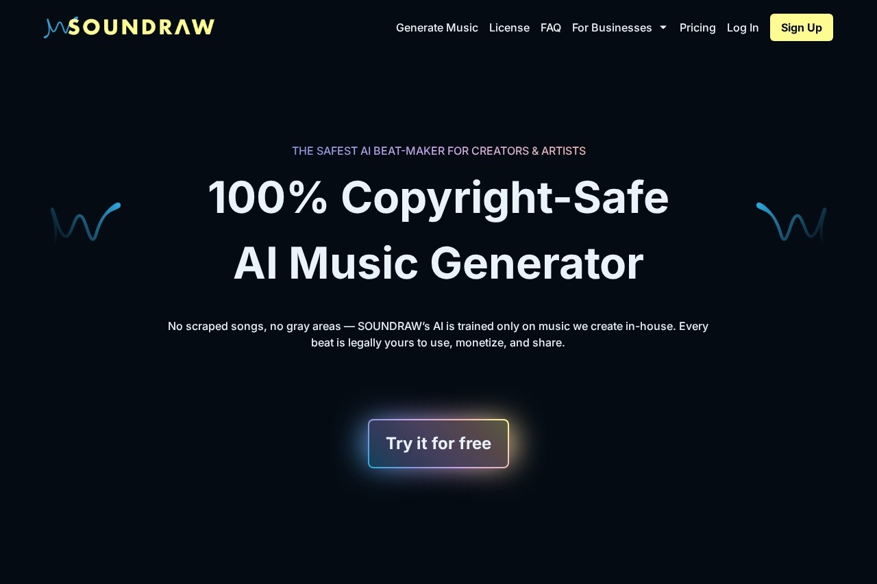 SOUNDRAW 截图