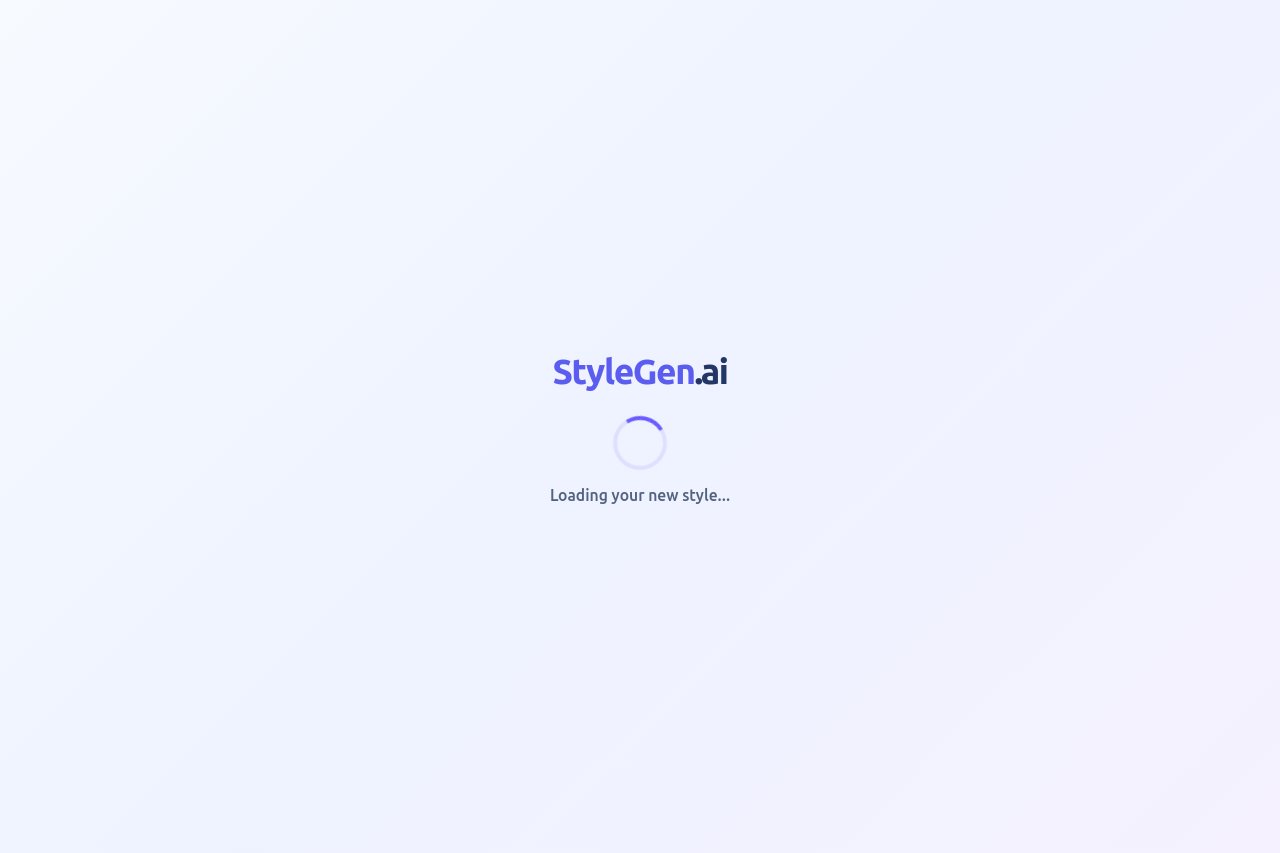 StyleGen AI 截图