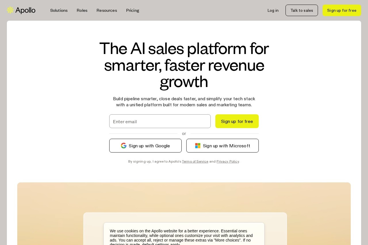 Apollo.io 截图