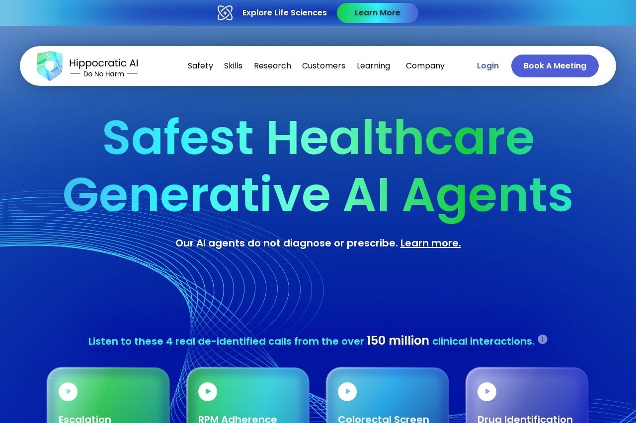 Hippocratic AI - AI Healthcare Assistant screenshot