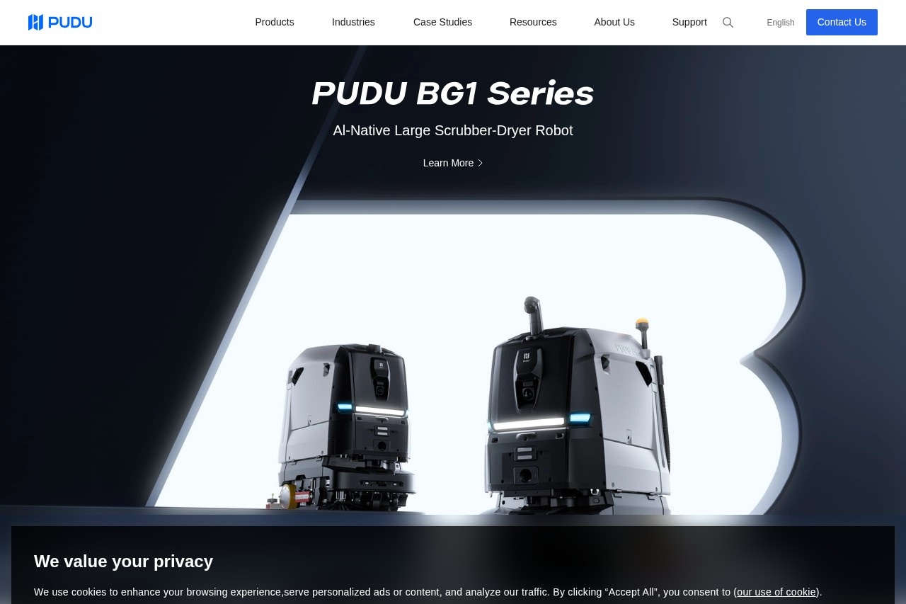 Pudu Robotics | AI-driven Service Robotics for Industrial 截图