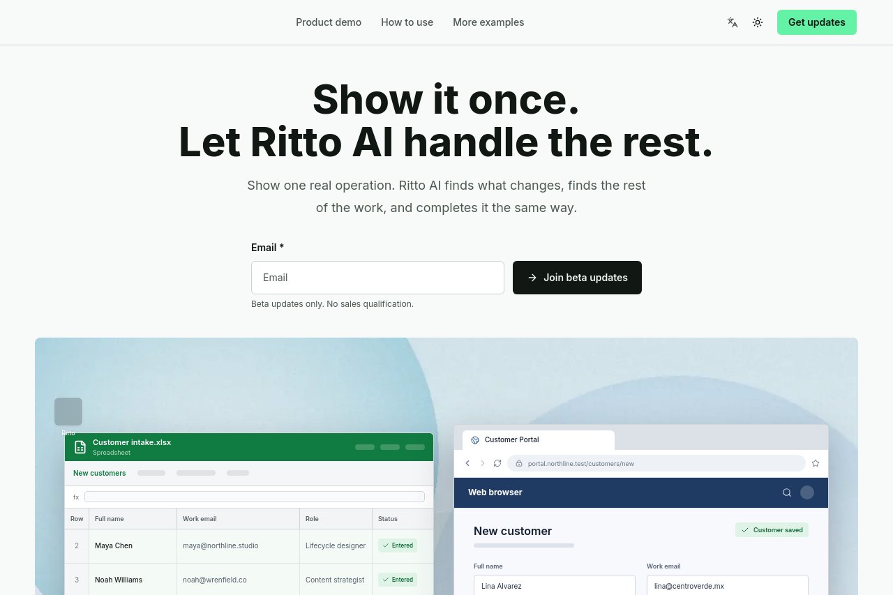 Ritto AI 截图