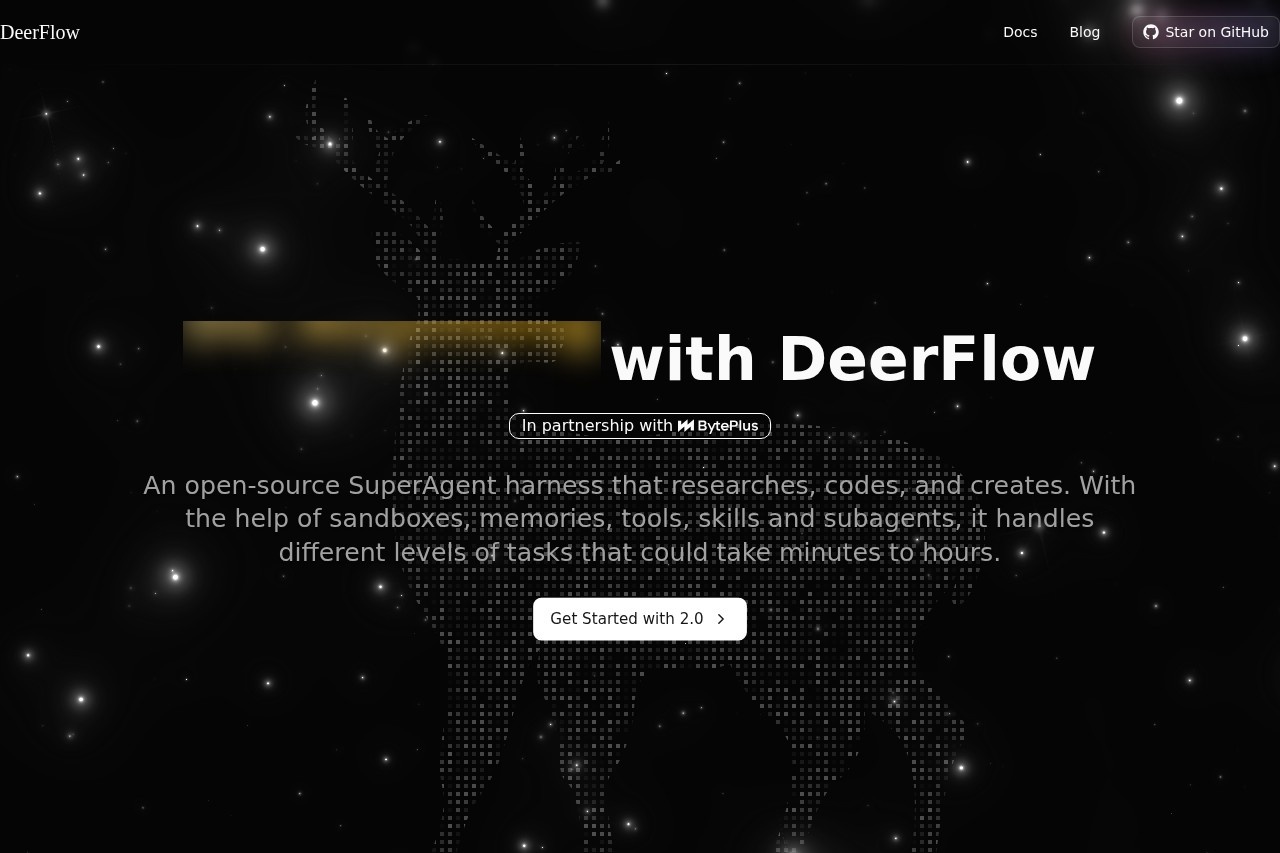 DeerFlow - Agent Framework screenshot
