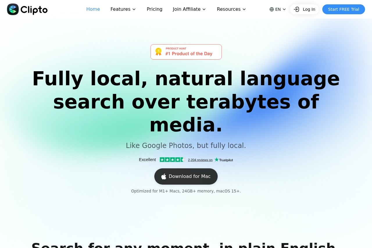 Clipto – AI Transcription & Knowledge Assistant for Mac 截图