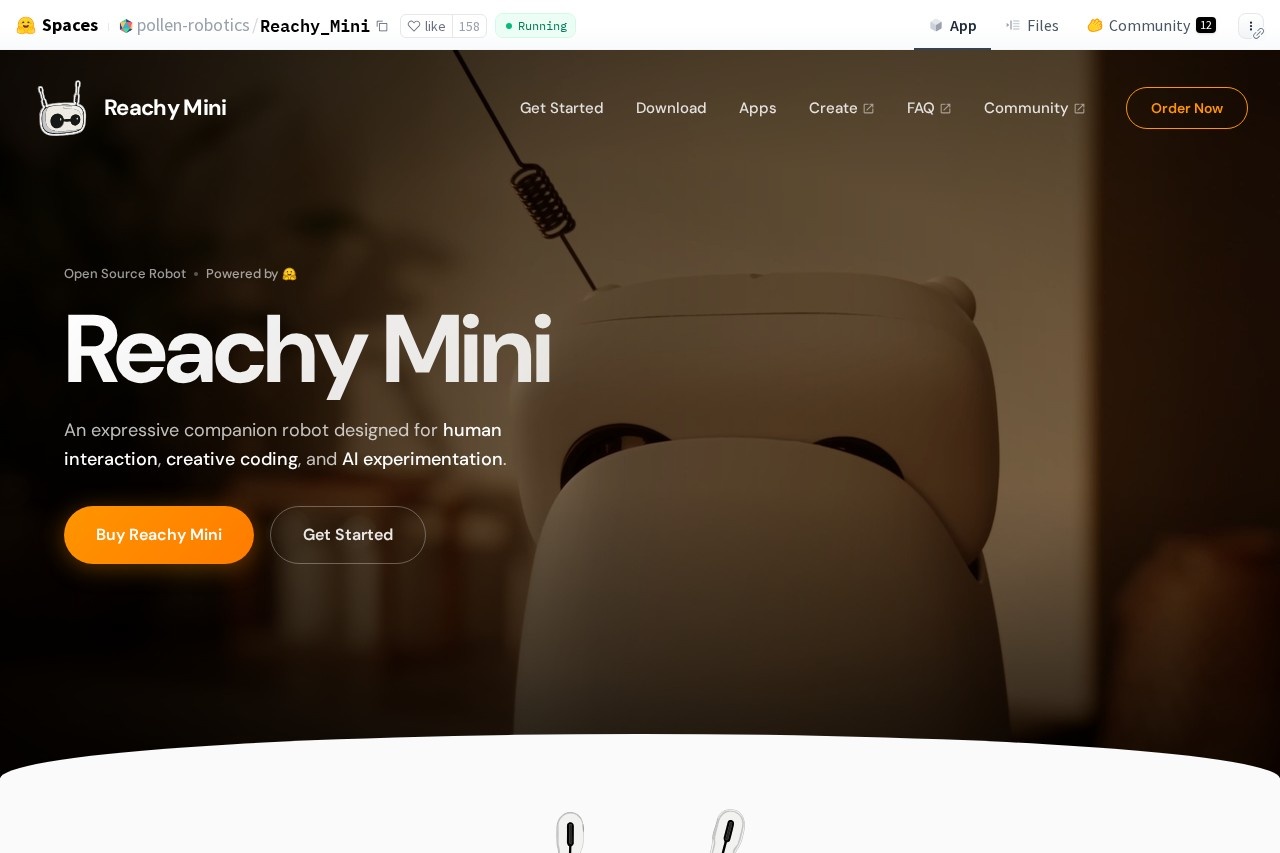 Reachy Mini screenshot