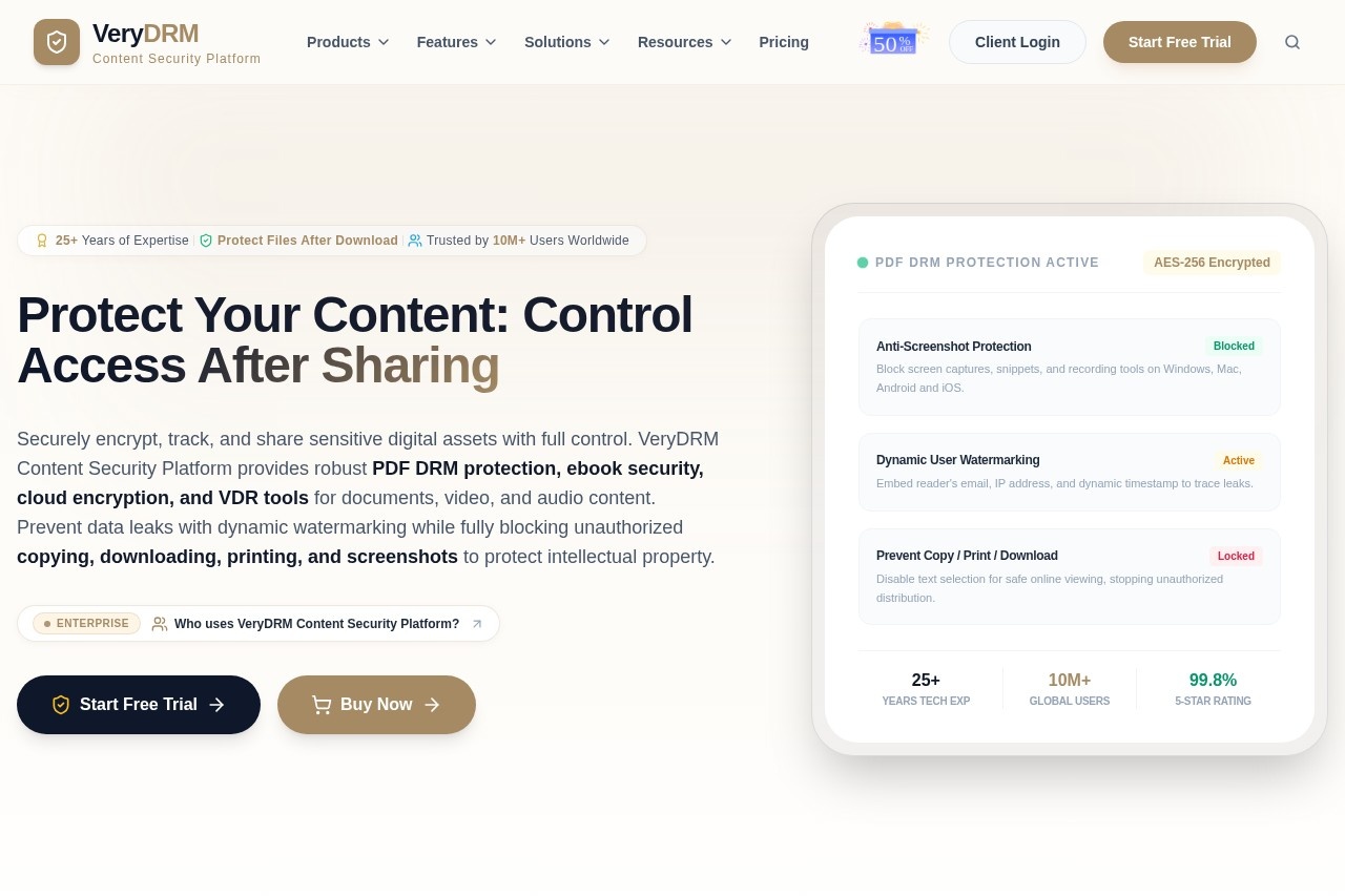 VeryDRM Content Security Platform
