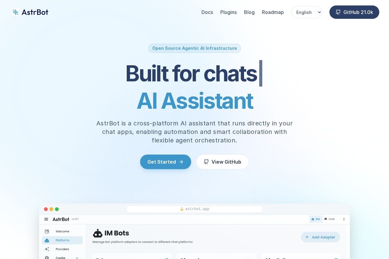AstrBot 截图